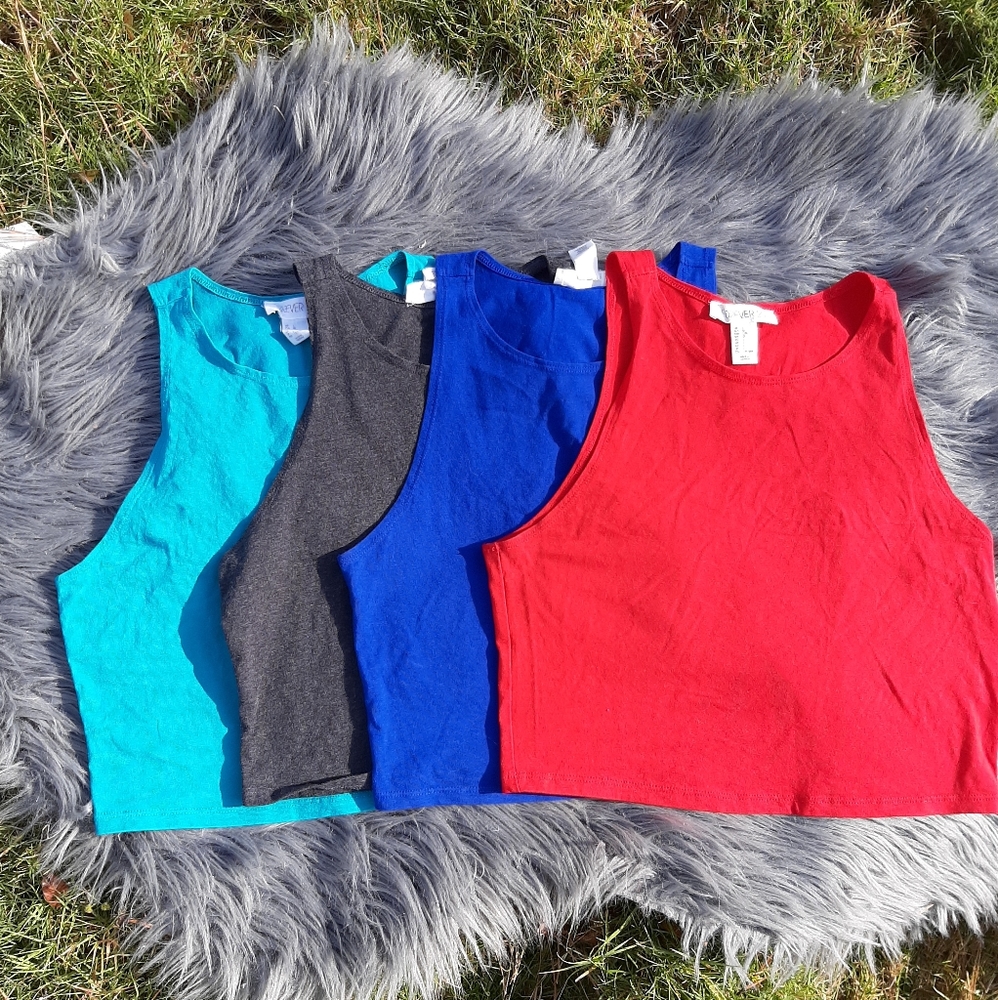 A bundle of forever 21 racerback tanks - Picture 4 of 8